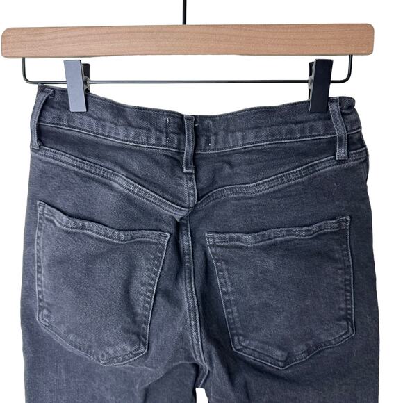 AGOLDE RILEY HIGH RISE STRAIGHT CROP (STRETCH) IN PANORAMIC Button Fly Size 25 - Picture 8 of 13